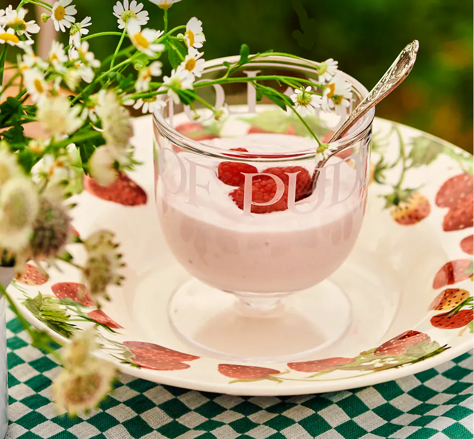 Emma Bridgewater Black Toast Crystal Glass Set Of 2 Pudding Bowls, £100