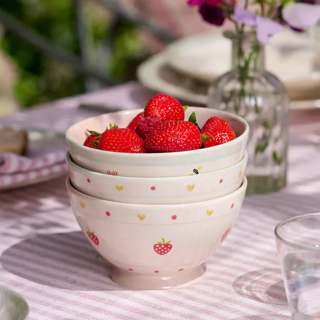Susie Watson Strawberry French Bowl, £28