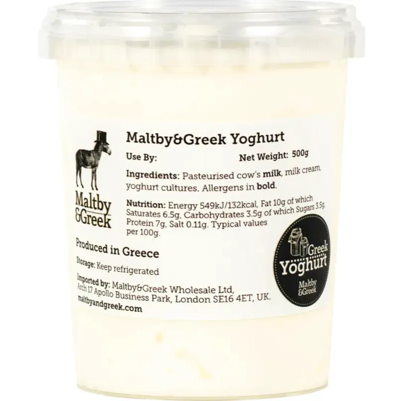 Maltby & Greek Greek Yogurt 10%, £3.50