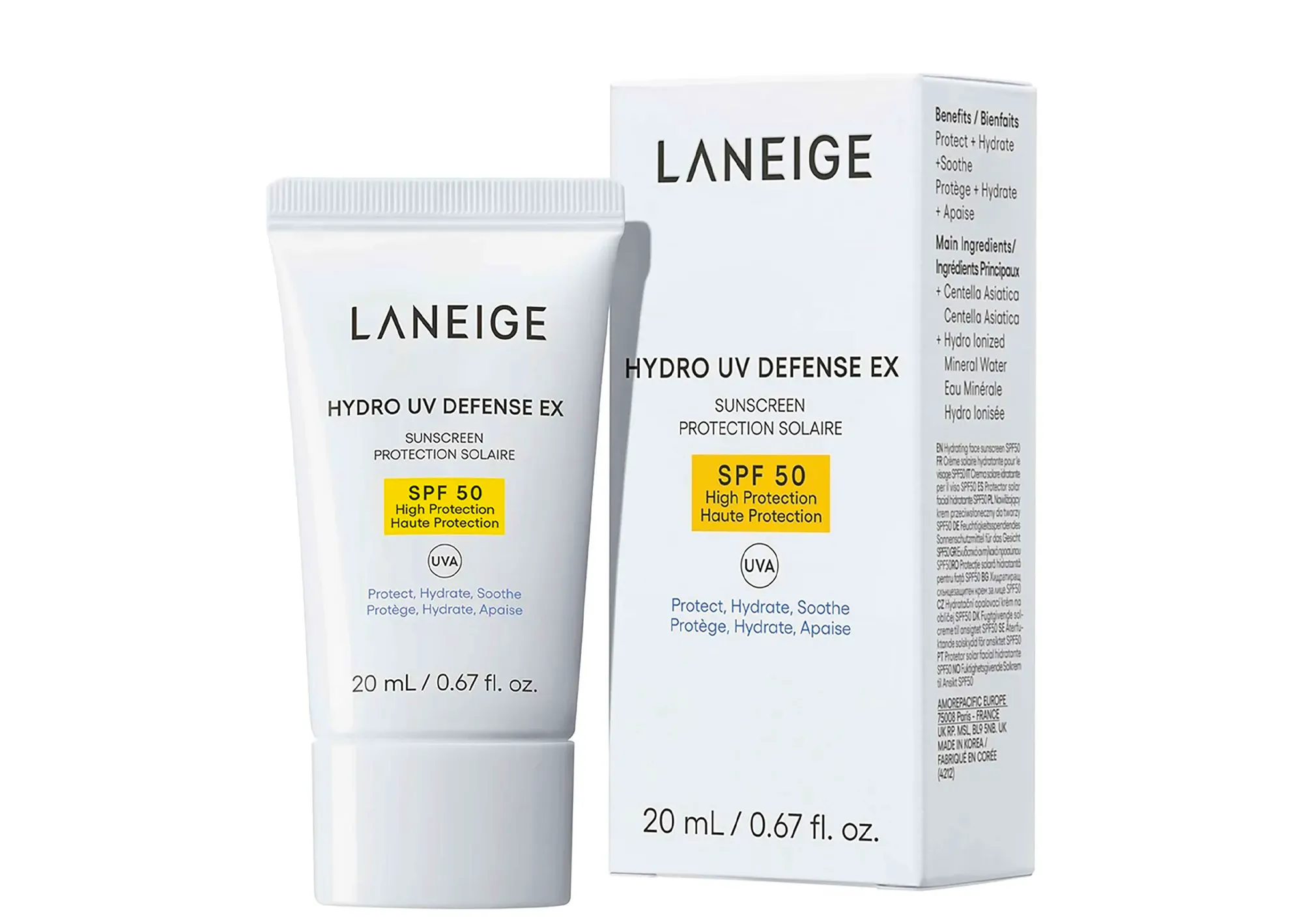 LANEIGE Hydro UV Defence EX SPF 50 Travel Size 20ml Copy