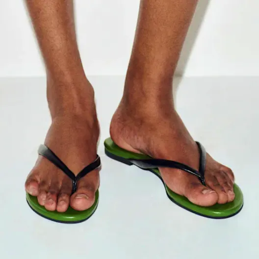 Reformation Amelia Flat Thong Sandal, £148