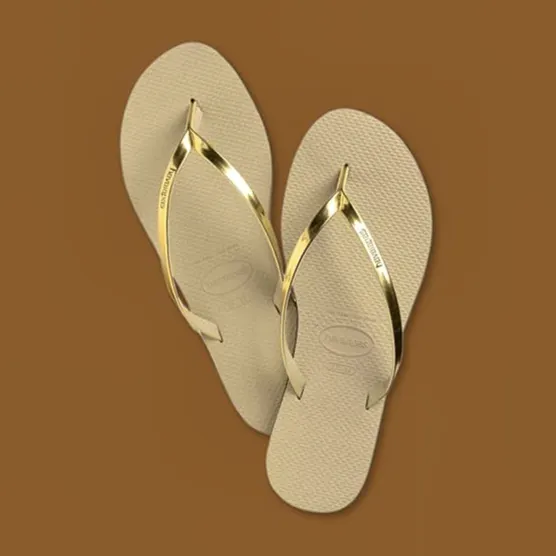 Havaianas Metallic Flip Flops, £23.20