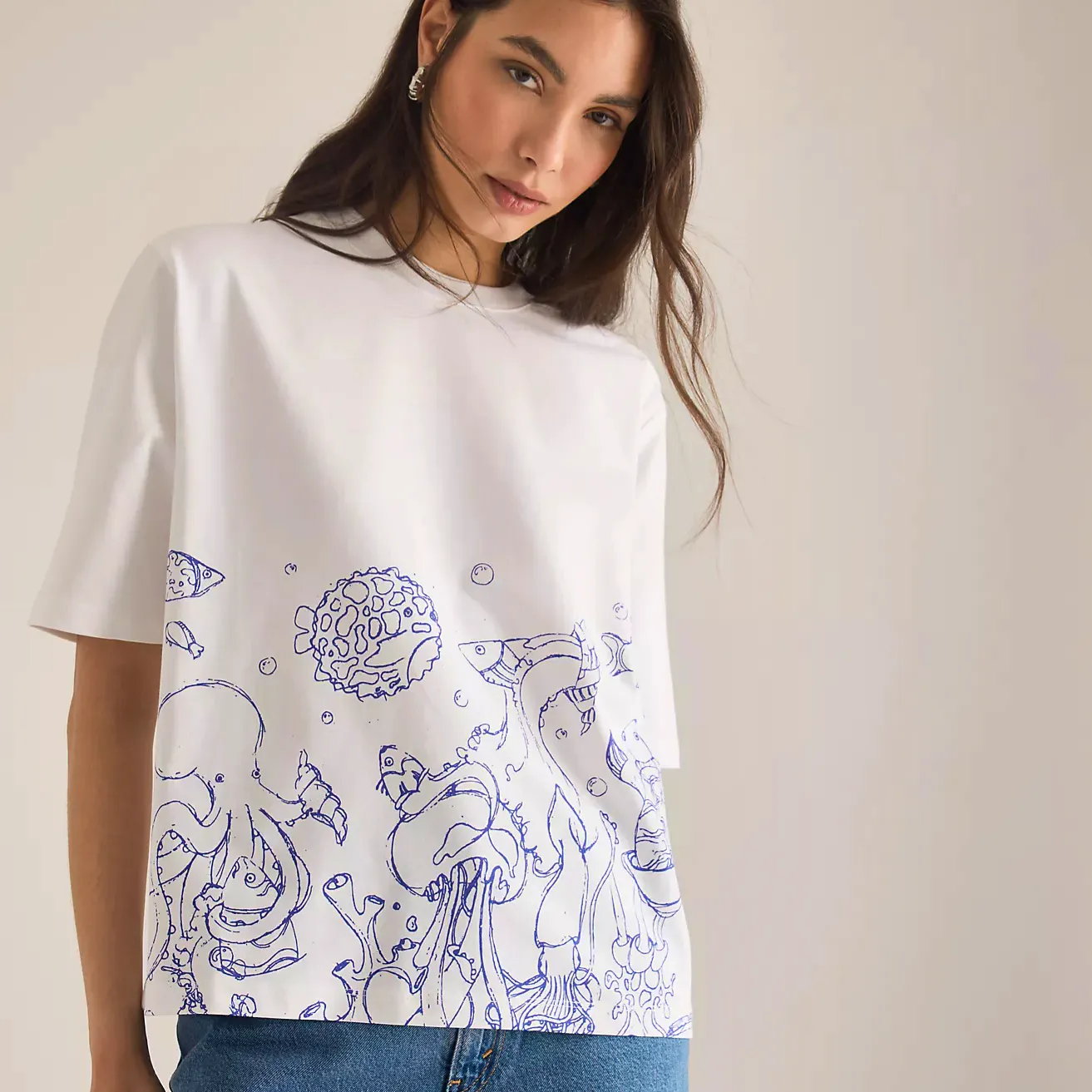 Anthropologie HELMSTEDT Noor Graphic T-Shirt, £99