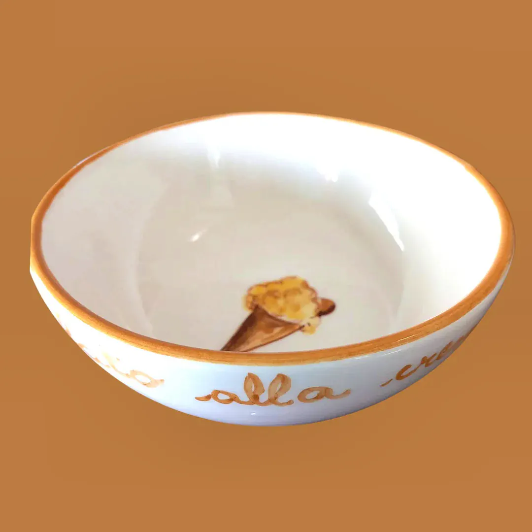 Sveva’s Home Set of 6 Ceramic Cream Ice-Cream Bowls, £355
