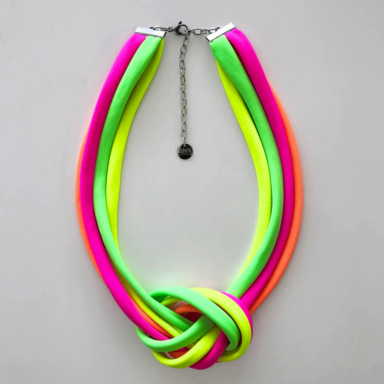 Etsy Neon Knot Necklace, £22.26