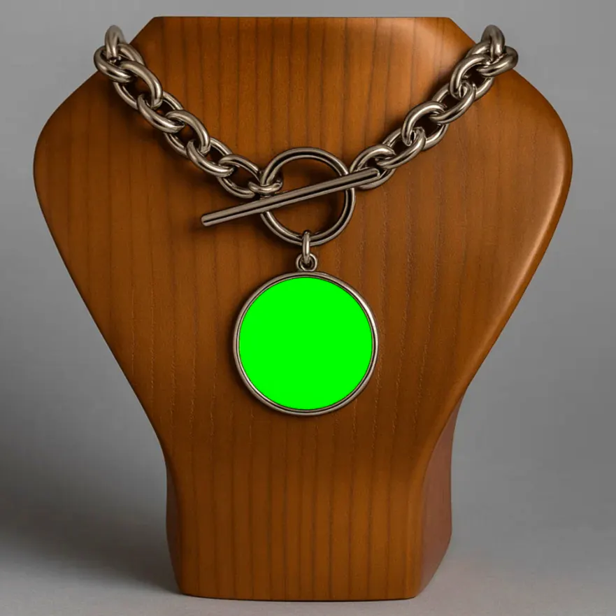 Corky & Stoner Chunky Oversized Neon Statement Necklace 