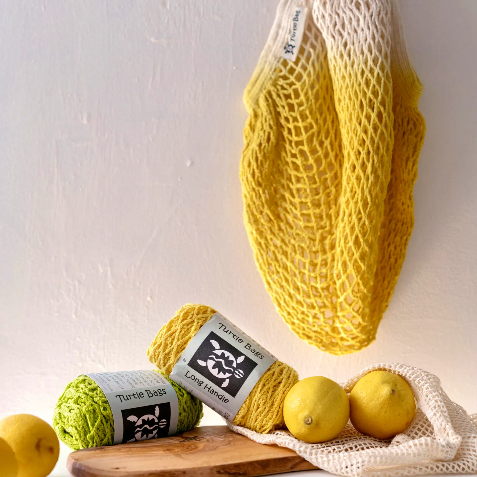 Turtle Bags DipDye Organic Short Handled String Bag, £8