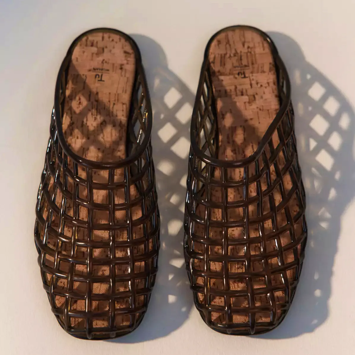 Tu at Sainsburys Black Jelly Mule Sandals, £10