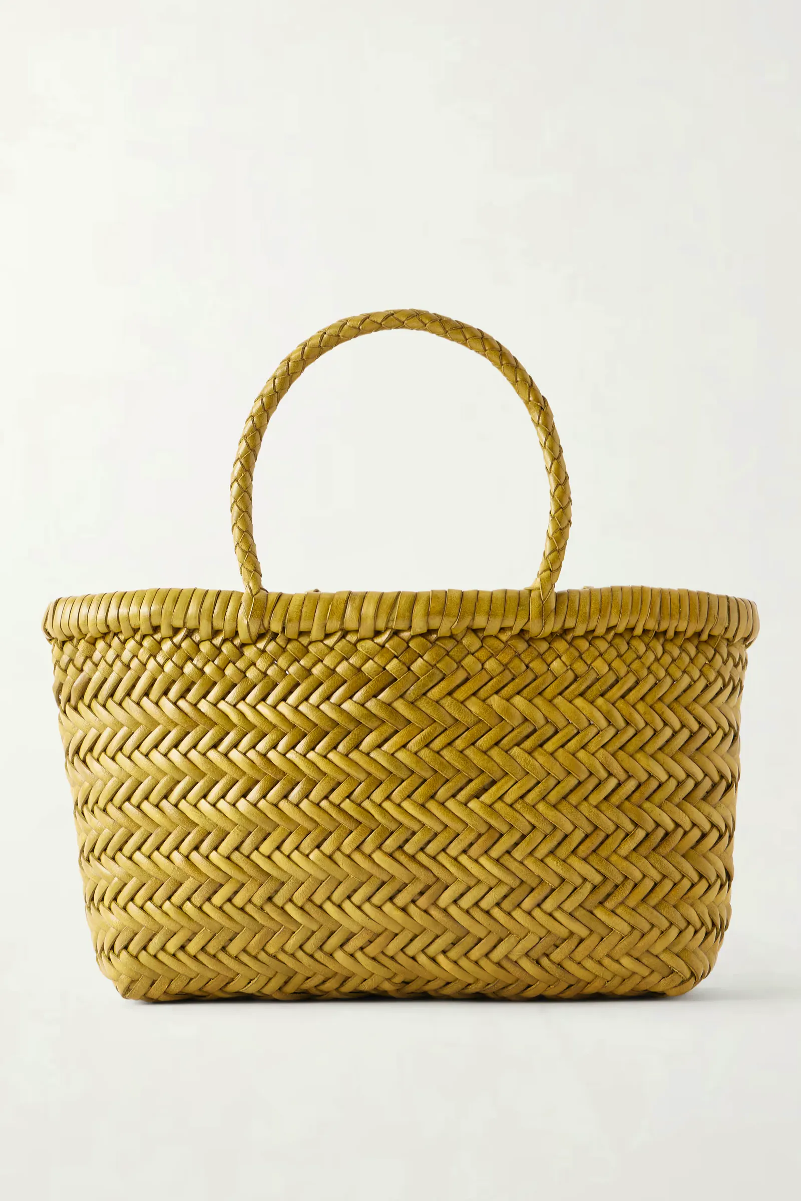 Dragon Diffusion Gora Mini Woven Leather Tote, £290