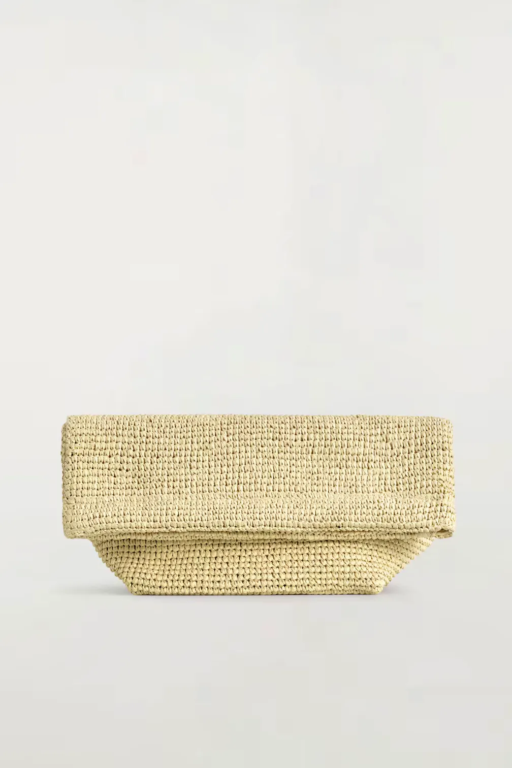 Cos Folded Clutch Bag – Straw, £55
