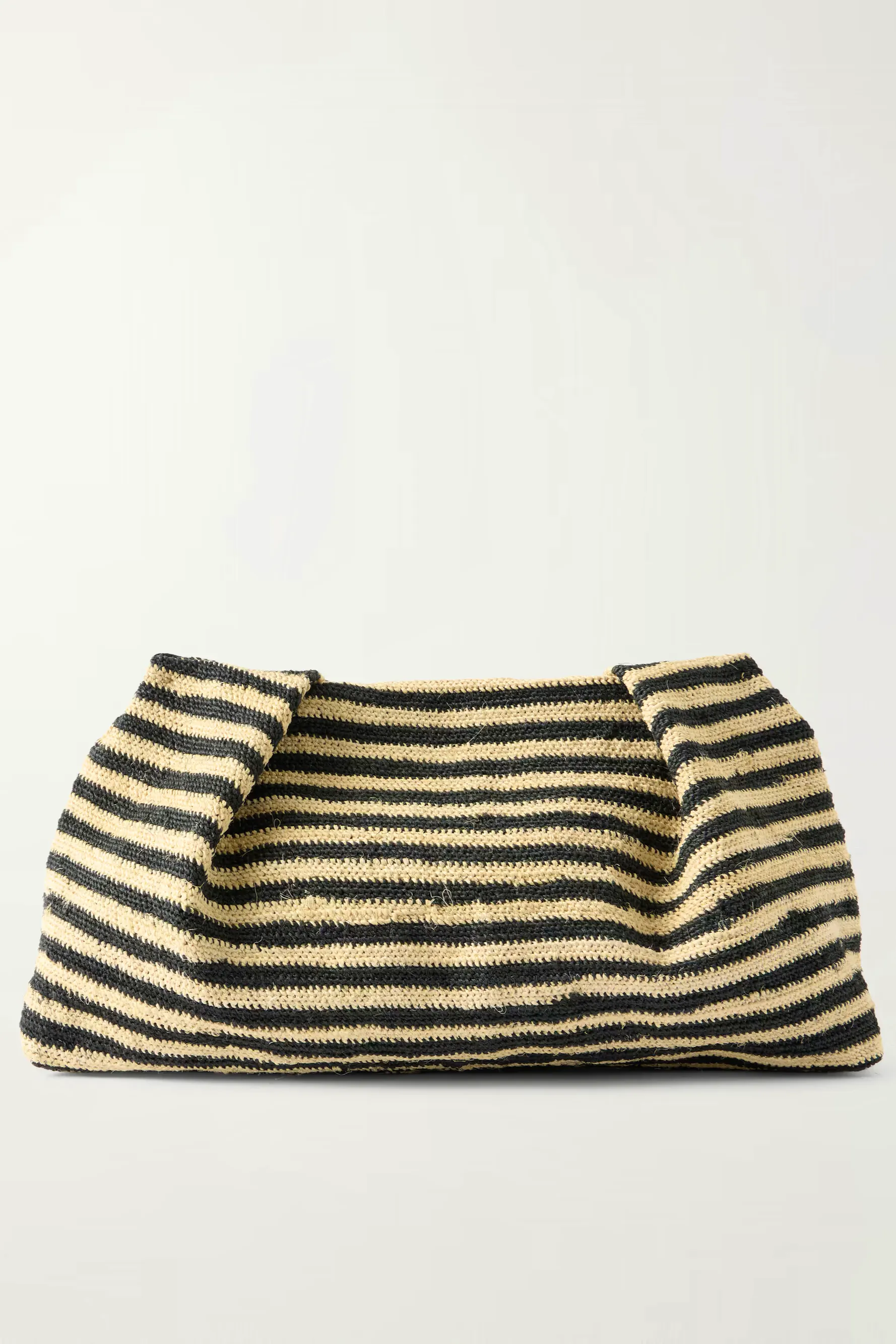 Sensi Studio Medium Two-Tone Sisal Clutch, £360
