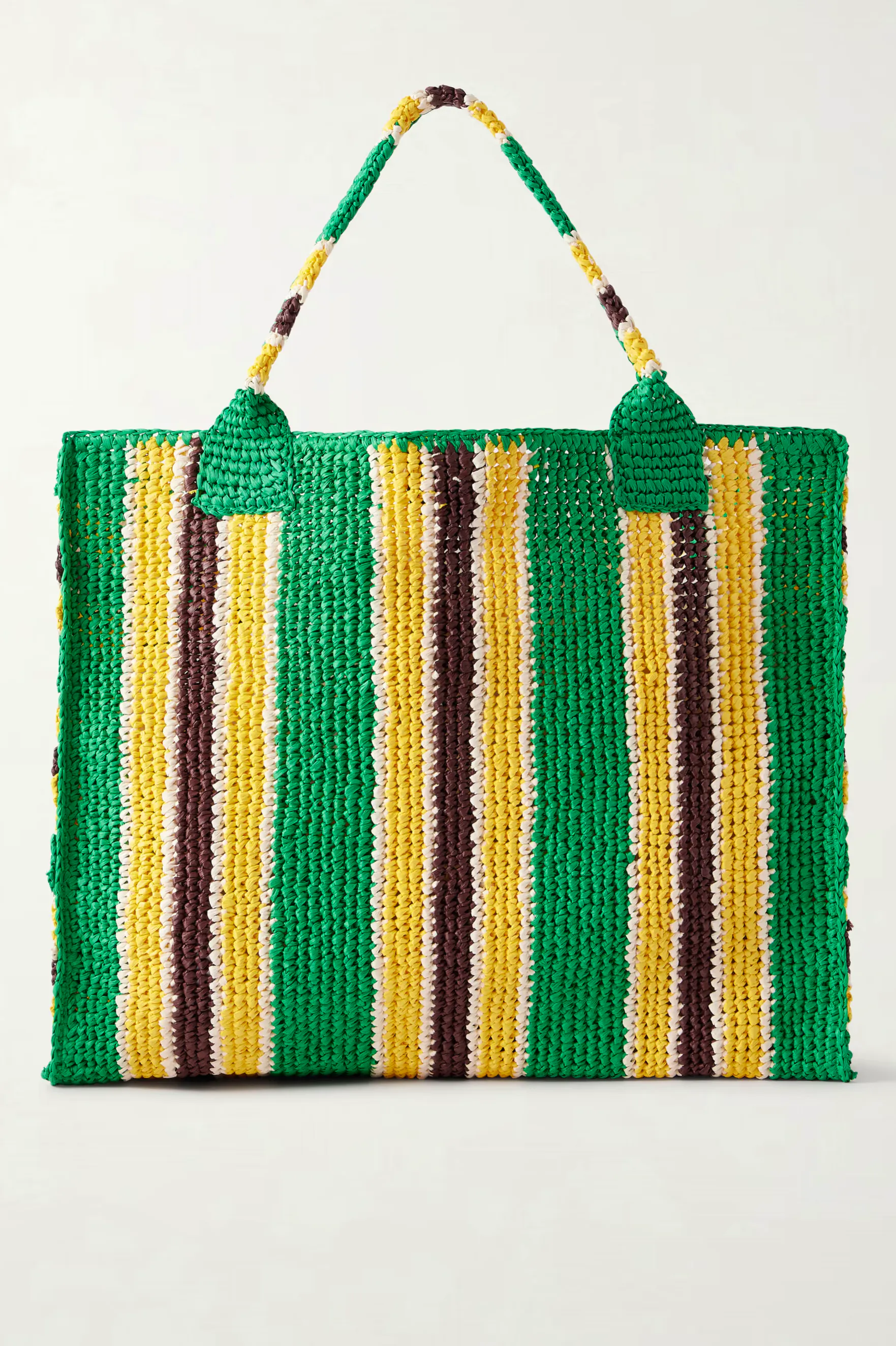 Loeffler Randall Sol Striped Woven Raffia Tote Bag, £250
