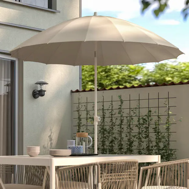 SAMSÖ Parasol, Tilting/Beige £40