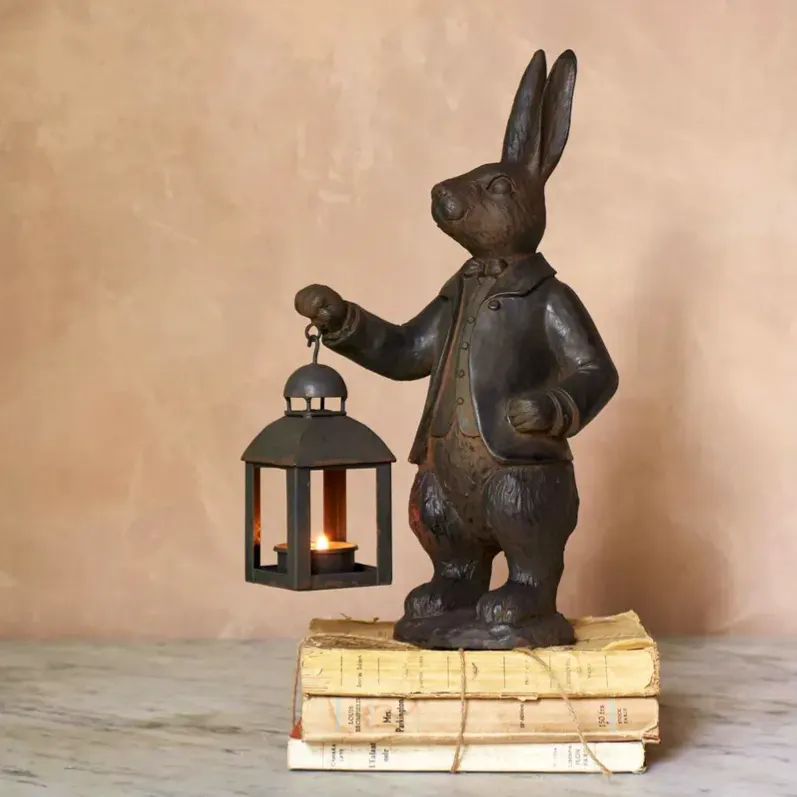 Graham & Green Mr Darcy Rabbit Lantern, £58