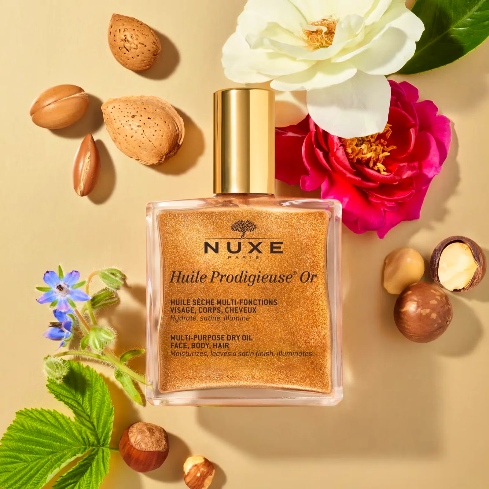 Nuxe Huile Prodigieuse Shimmering Multi-Purpose Dry Body Oil, £24