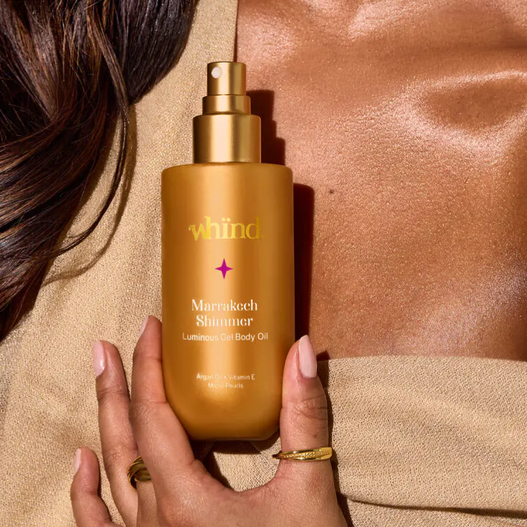 Whind Marrakech Shimmer Luminous Gel Body Oil, £50