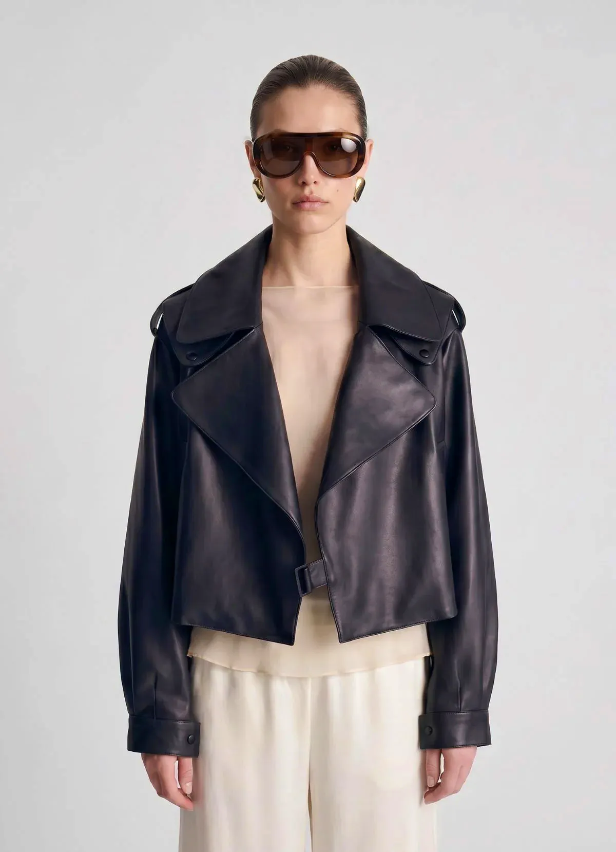 How To Buy Leather Jackets Women De Savary London Oversized Jacket