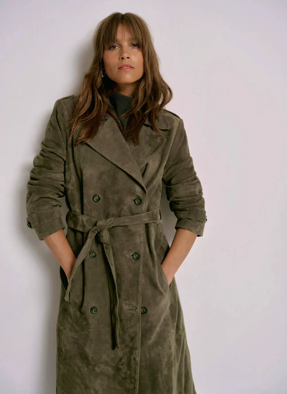 How To Buy Leather Jacket Women Mint Velvet Suede Trench Coat