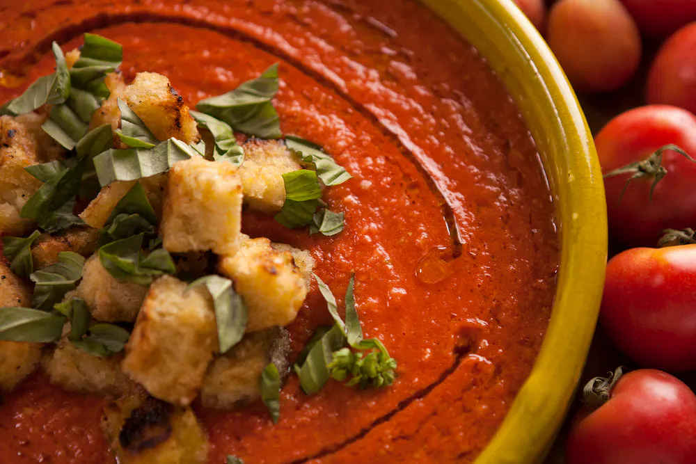 Tomato And Watermelon Gazpacho