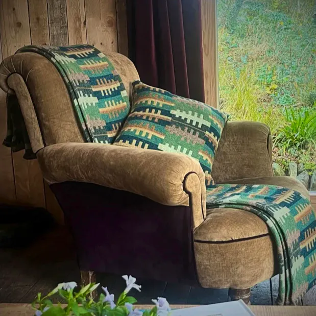Melin Tregwynt Forest Throws and Blankets, £189