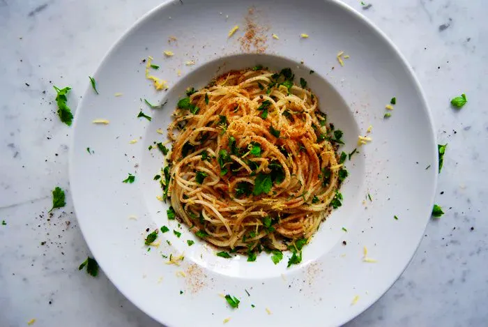Sicilian Spaghetti With Bottarga Di Tonno