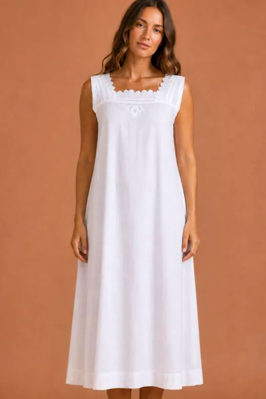 Not On The High Street White Cotton Nightdress, £29.90
