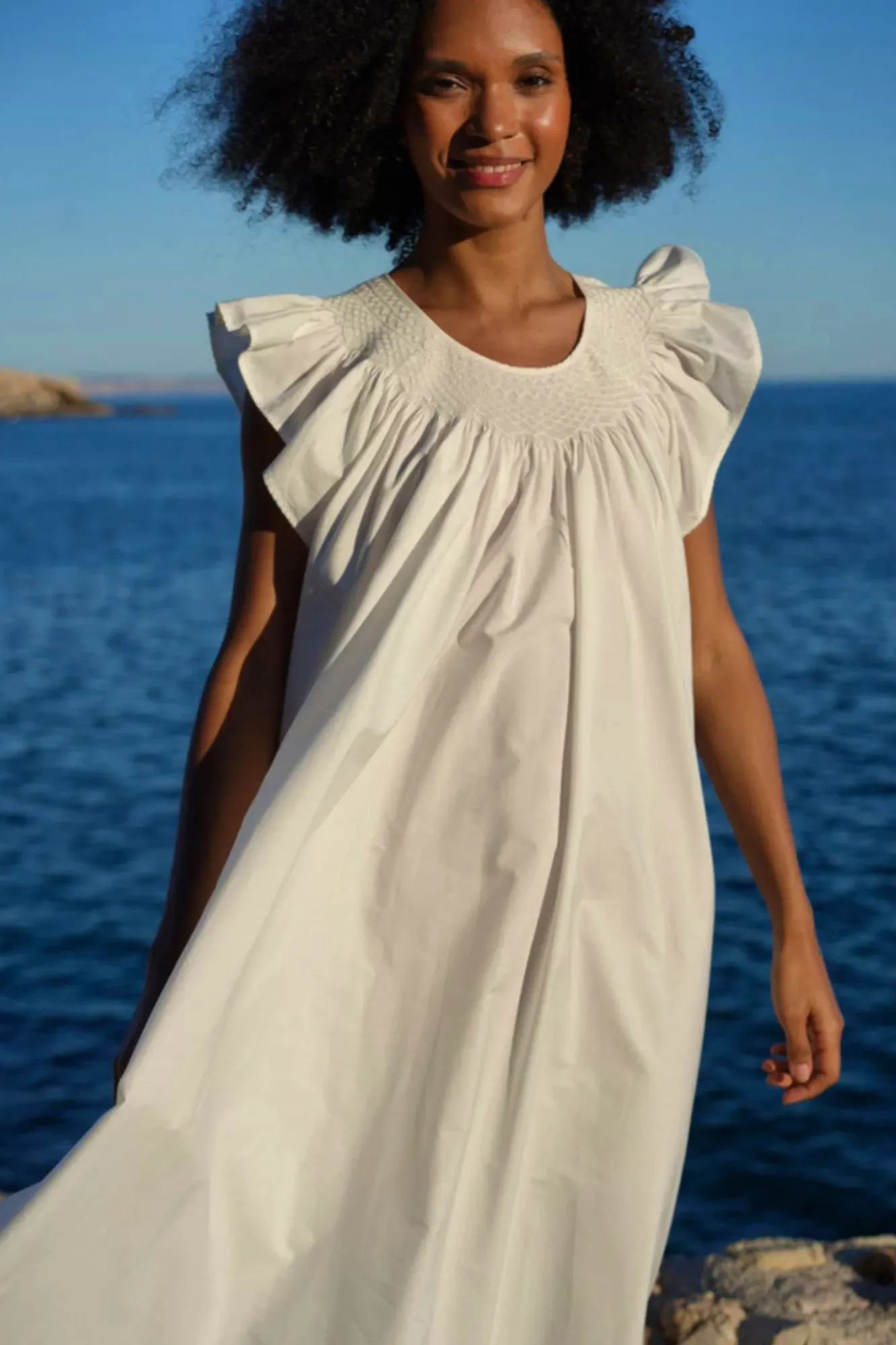 Smock London Queen Elizabeth Cotton Nightdress, £95