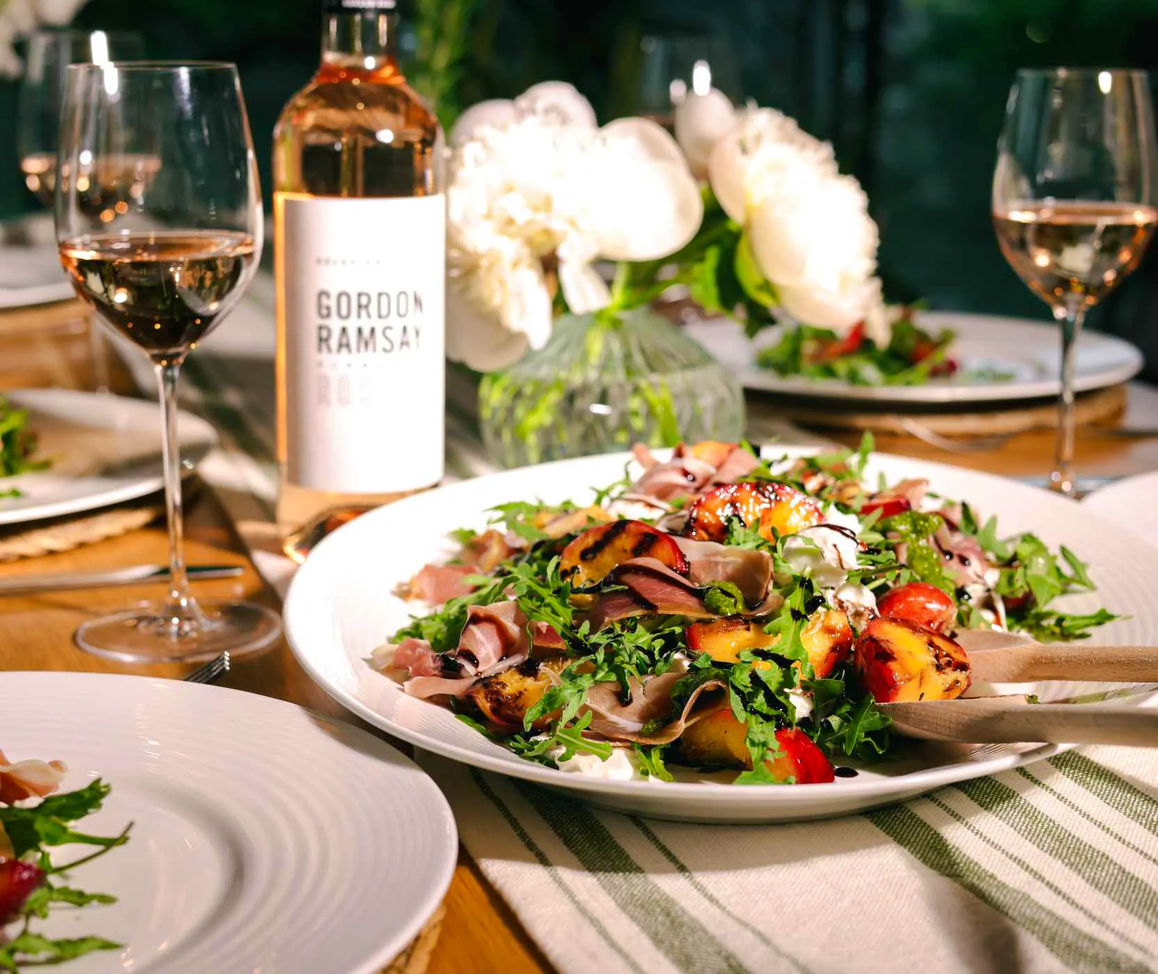 Grilled Peach And Burrata Salad 