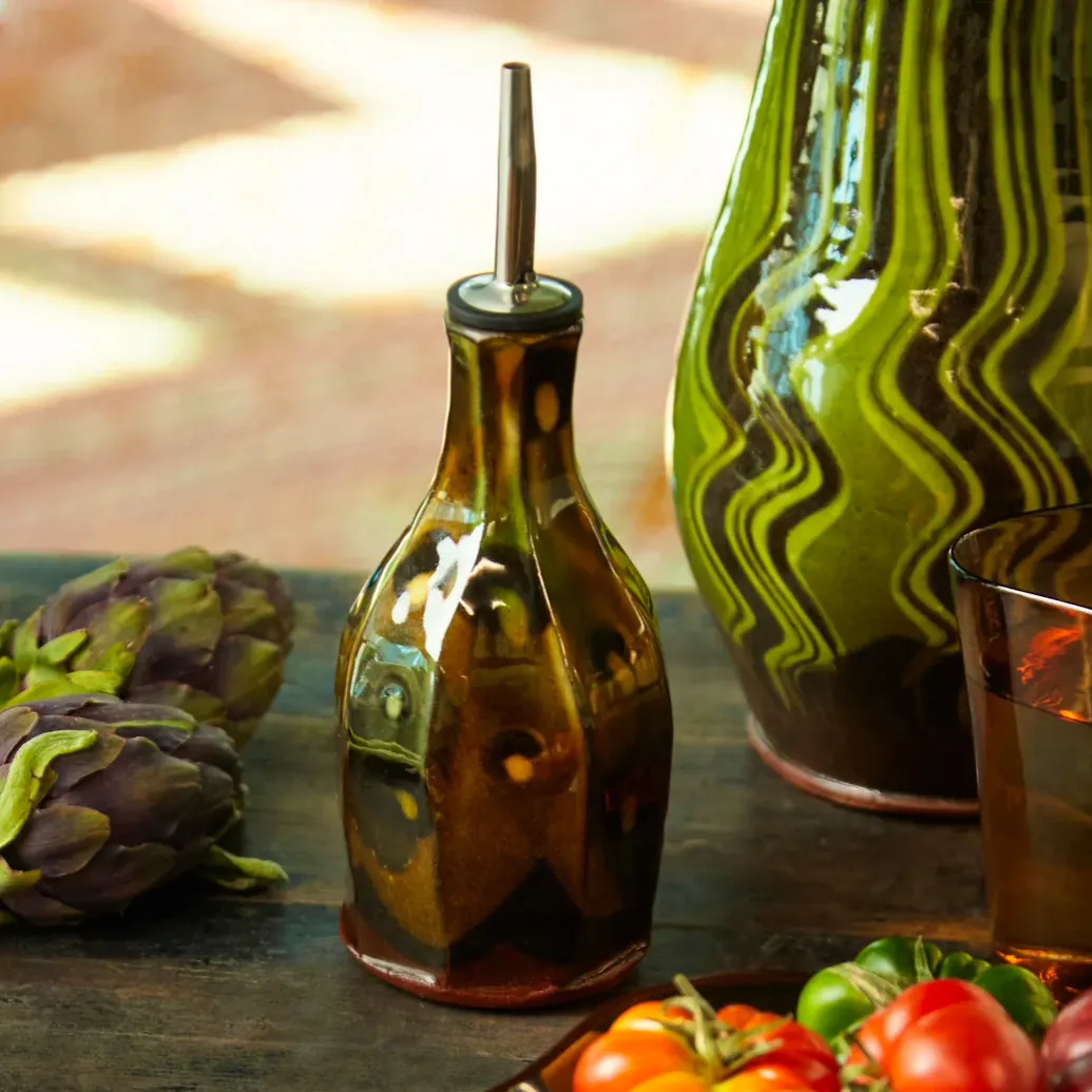 Mike Parry Slipware Oil Pourer, £78