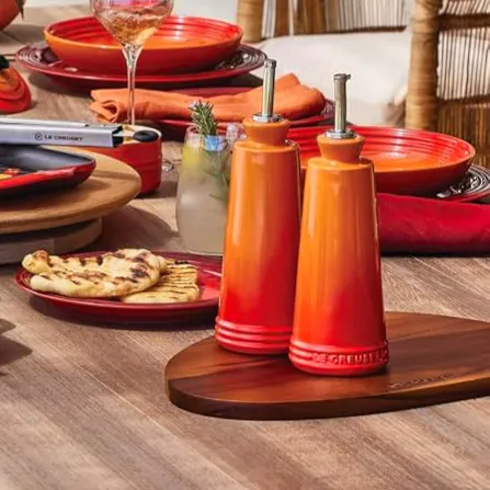 Le Creuset Oil and Vinegar Set Volcanic, £56
