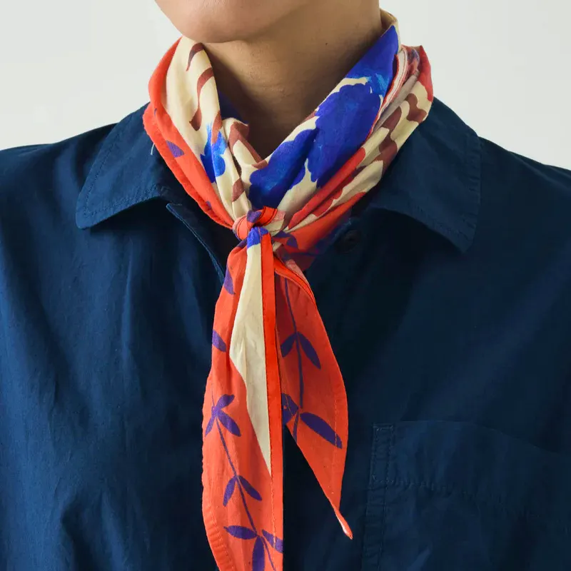 Toast Flower Crown Print Triangle Bandana, £55