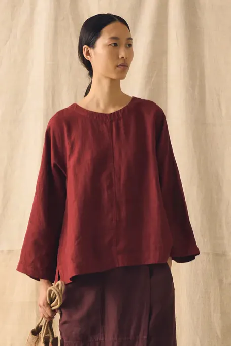 Toast Garment Dyed Linen Top, £145
