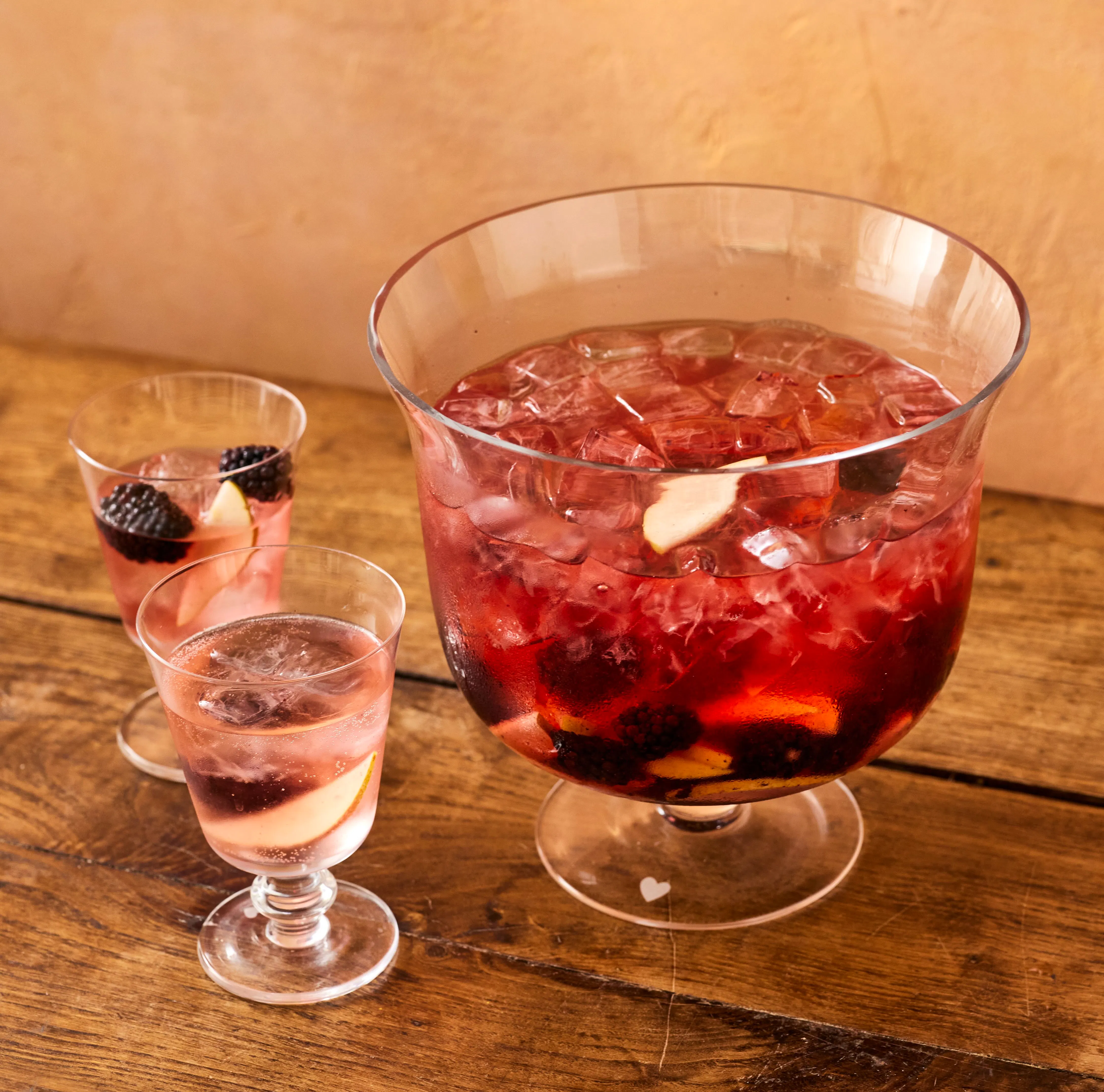 Prosecco, Pear & Blackberry Punch