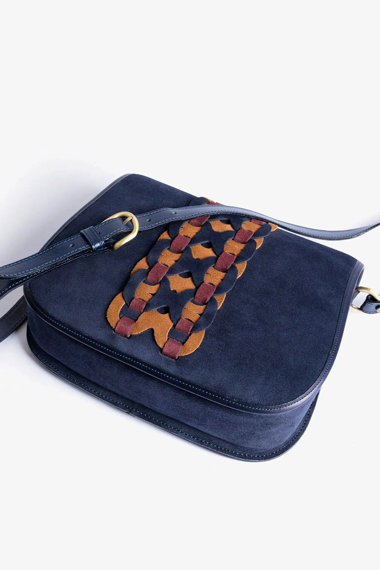 Penelope Chilvers Link Suede Bag, £299