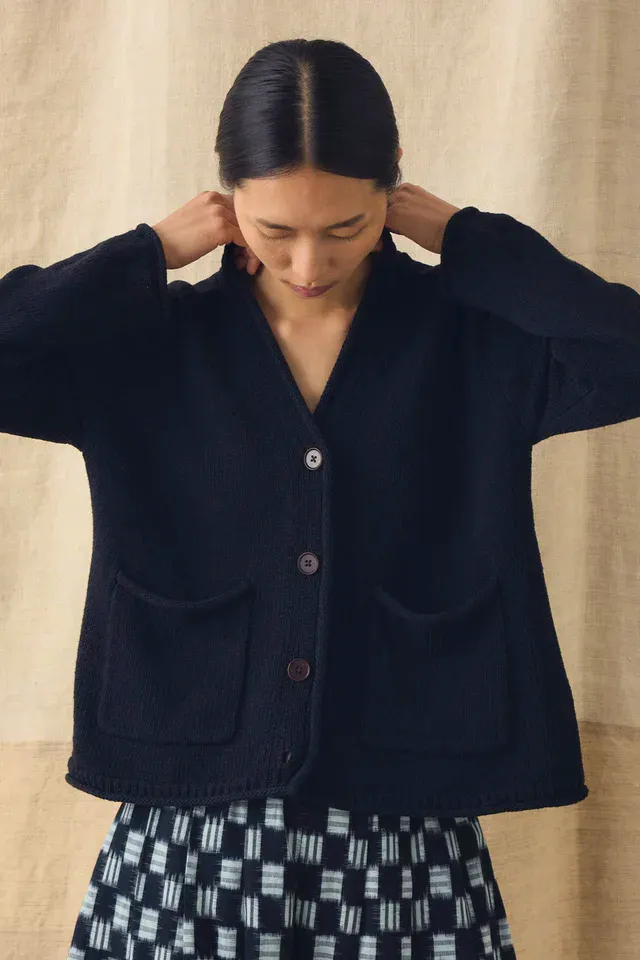 Toast Cotton Linen V Neck Cardigan, £195