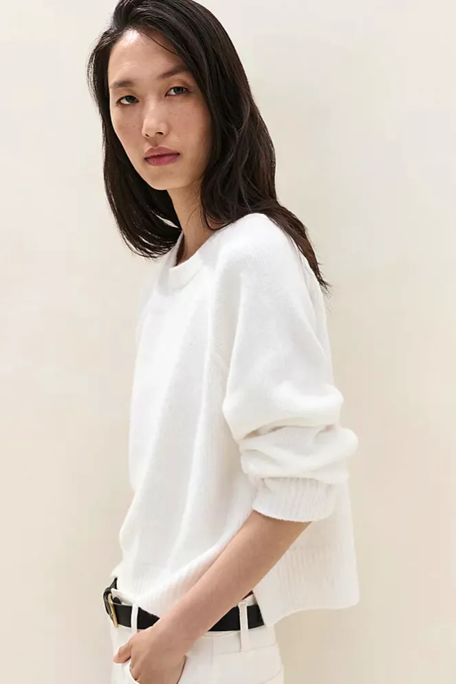 The White Company Crew Neck Jumper with Cotton, £85