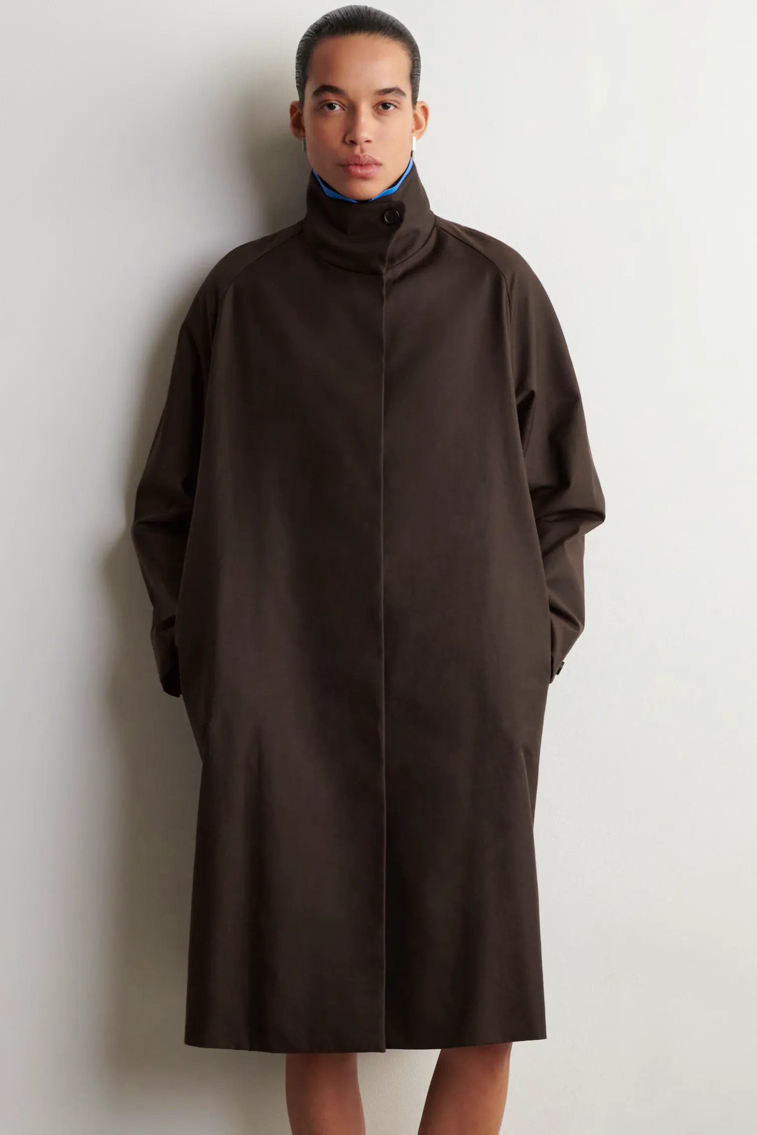 Cos Oversized Funnel-Neck Coat, £169