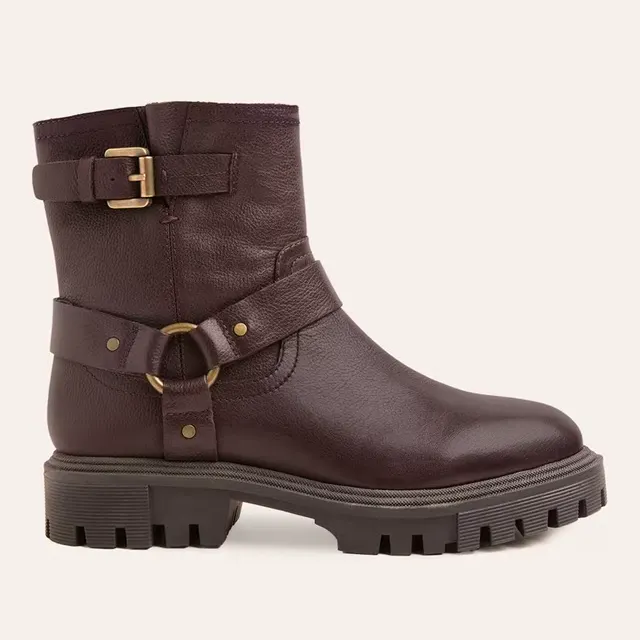 John Lewis Celtic & Co, Leather Biker Boots, £92.50