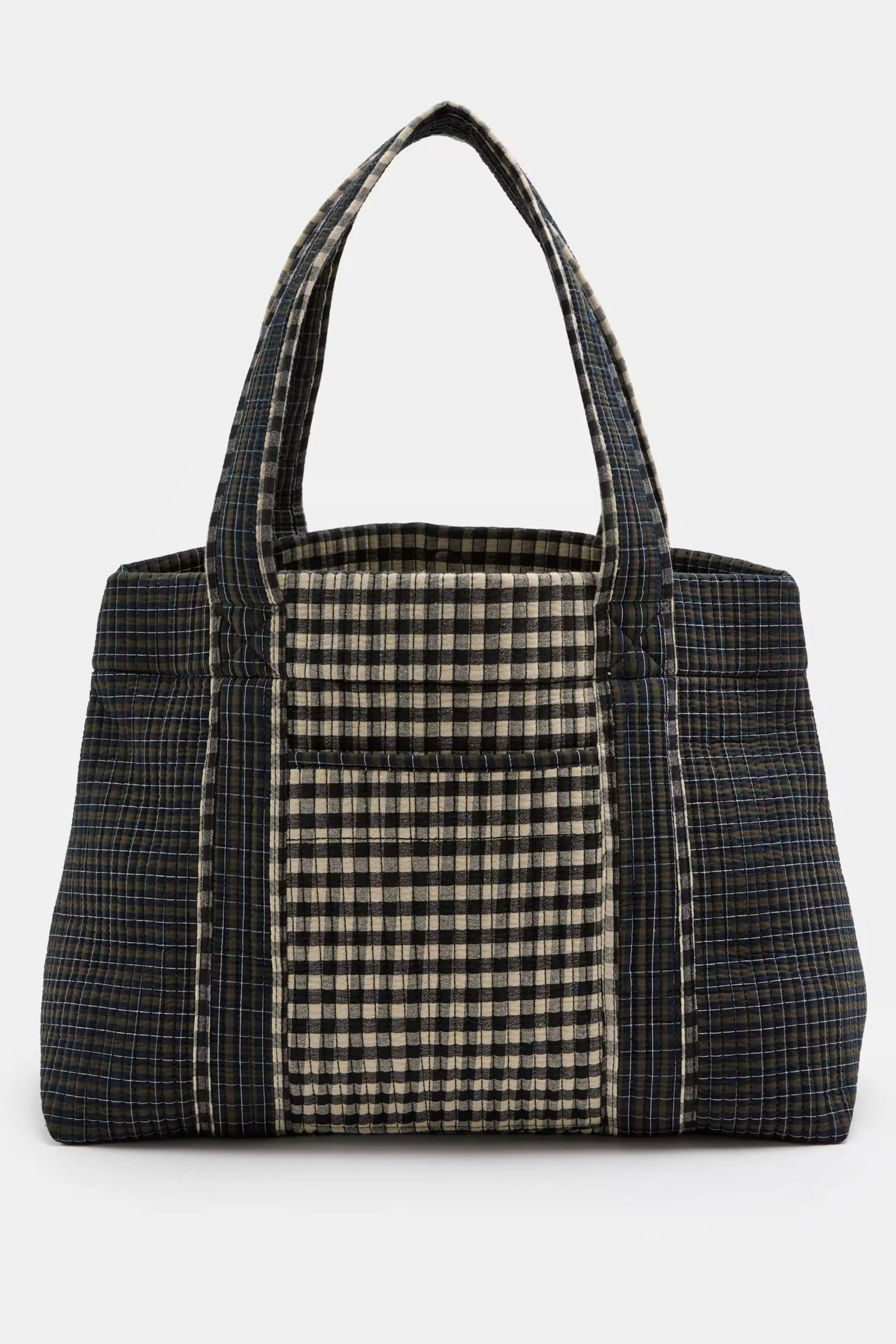M&S Gingham Shopper, £36