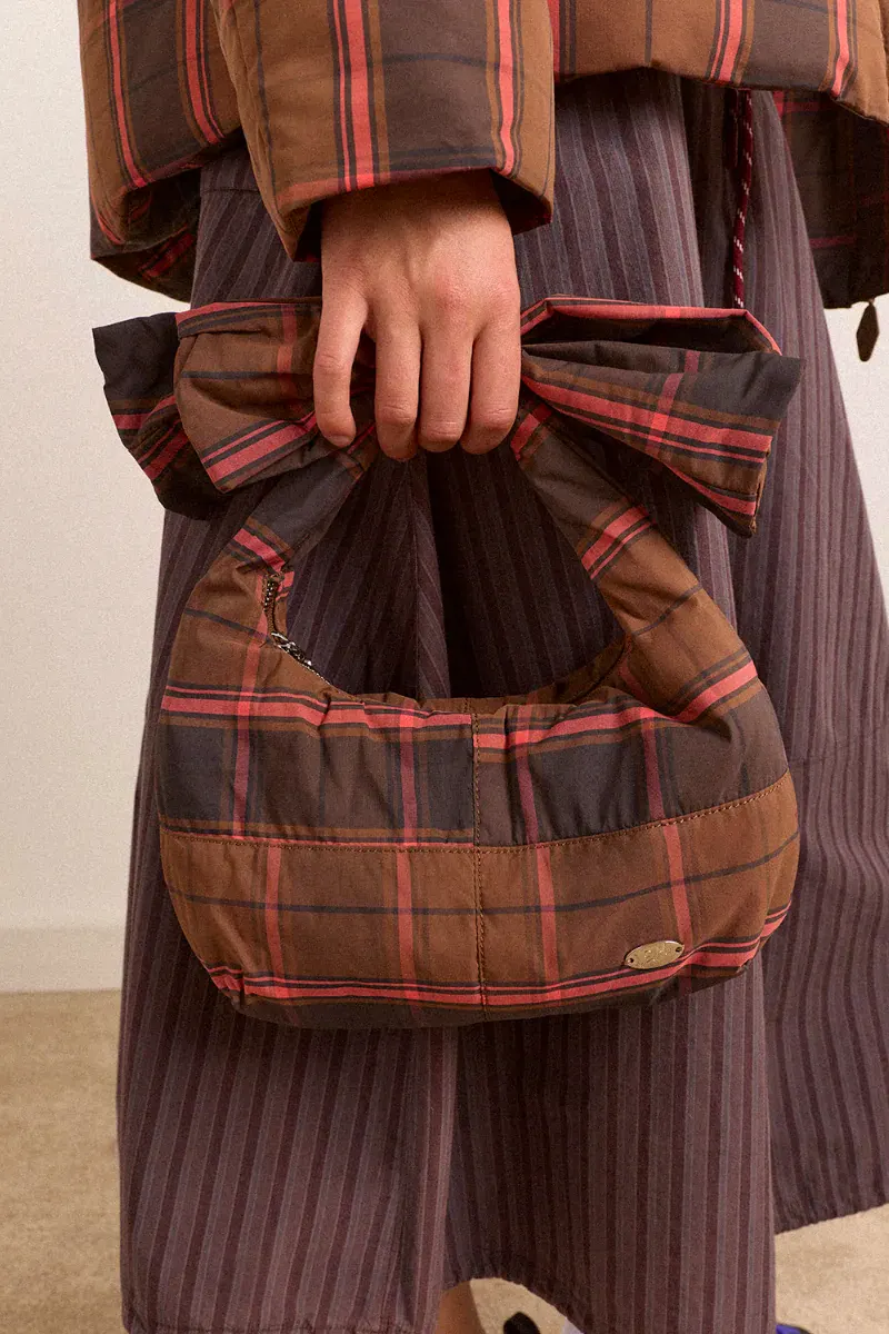 Damson Madder Roo Bow Tie Bag, £55