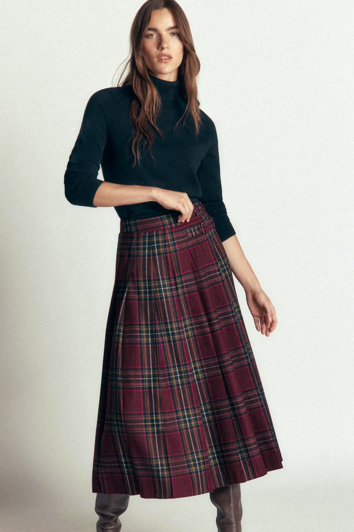 Boden Pleated Midi Kilt, £189