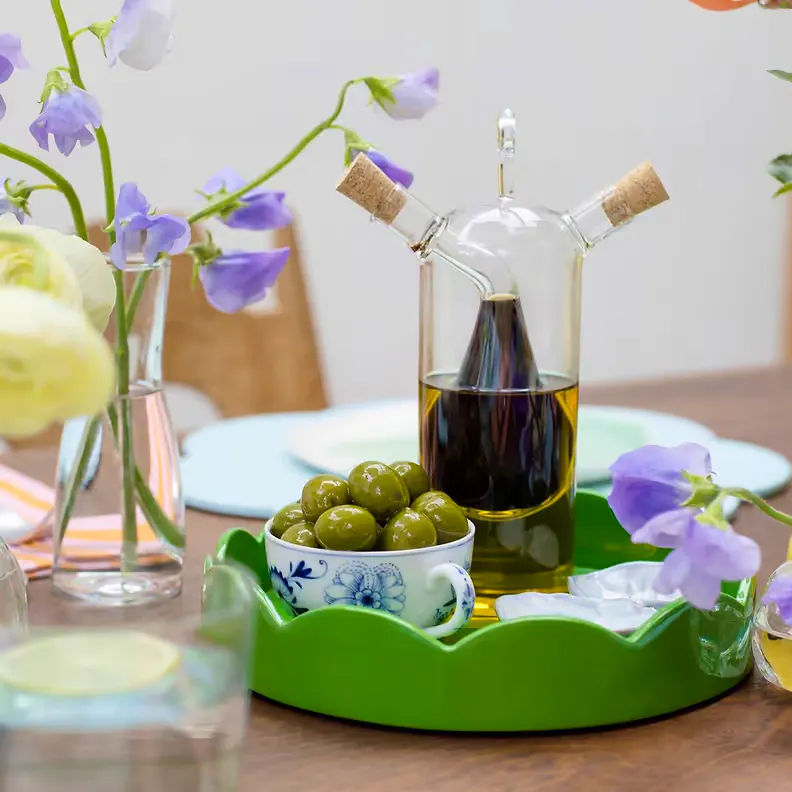 Addison Ross Small Round Scallop Tray, £82