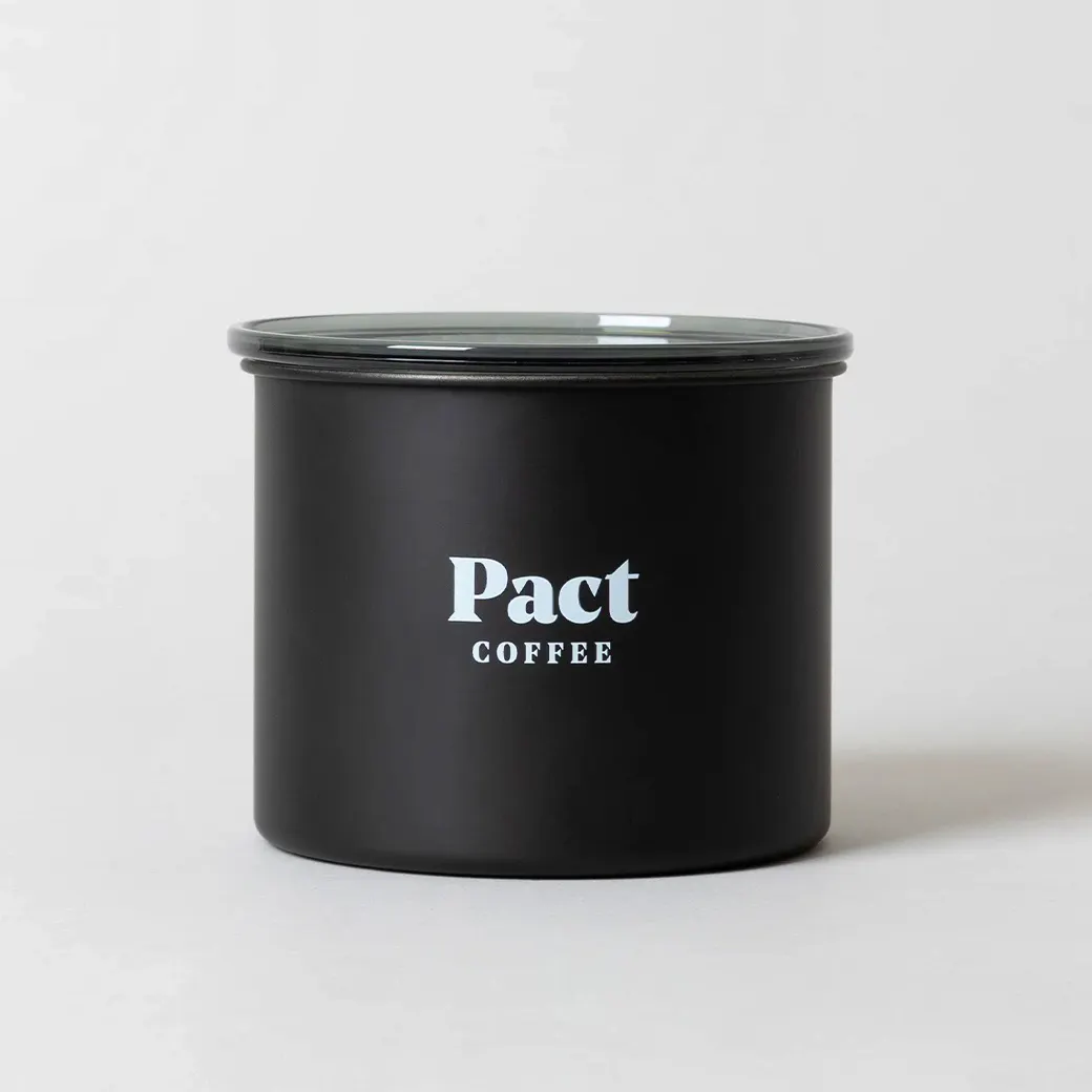 Pact Coffee Pact Coffee Airtight Canister - Jet Black, £24.95