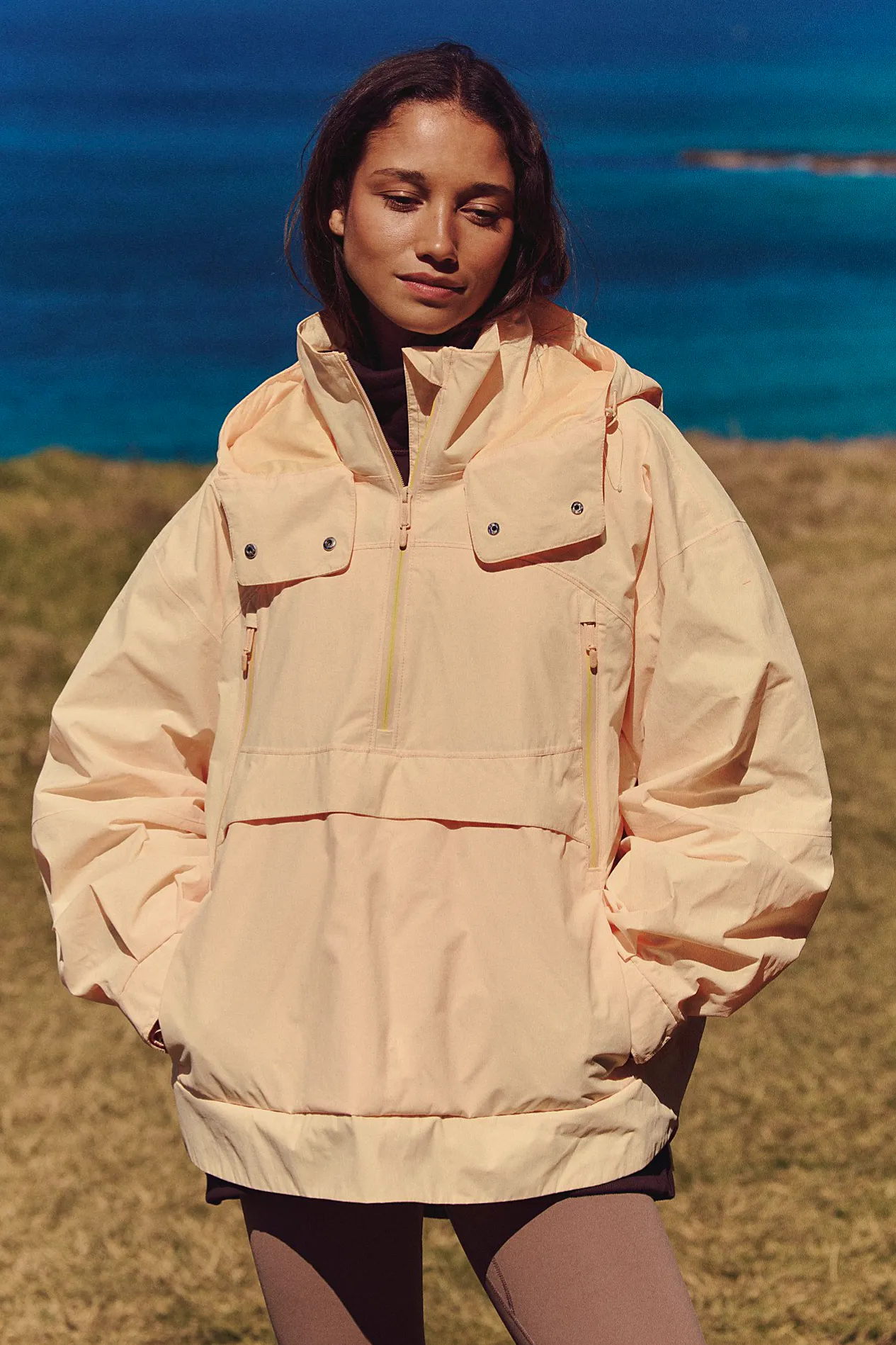 Free Movement Singin' In The Rain Packable Waterproof Pullover, £188