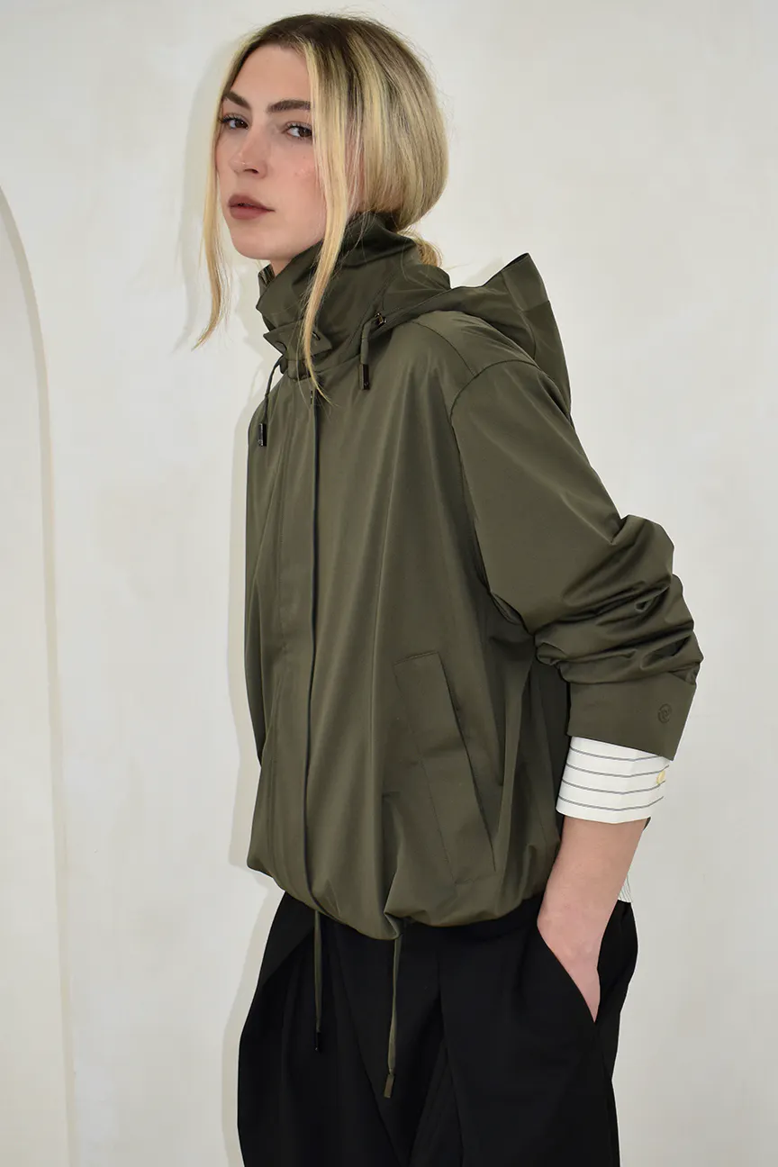 Protected Species Waterproof Harrington Dark Olive, £169