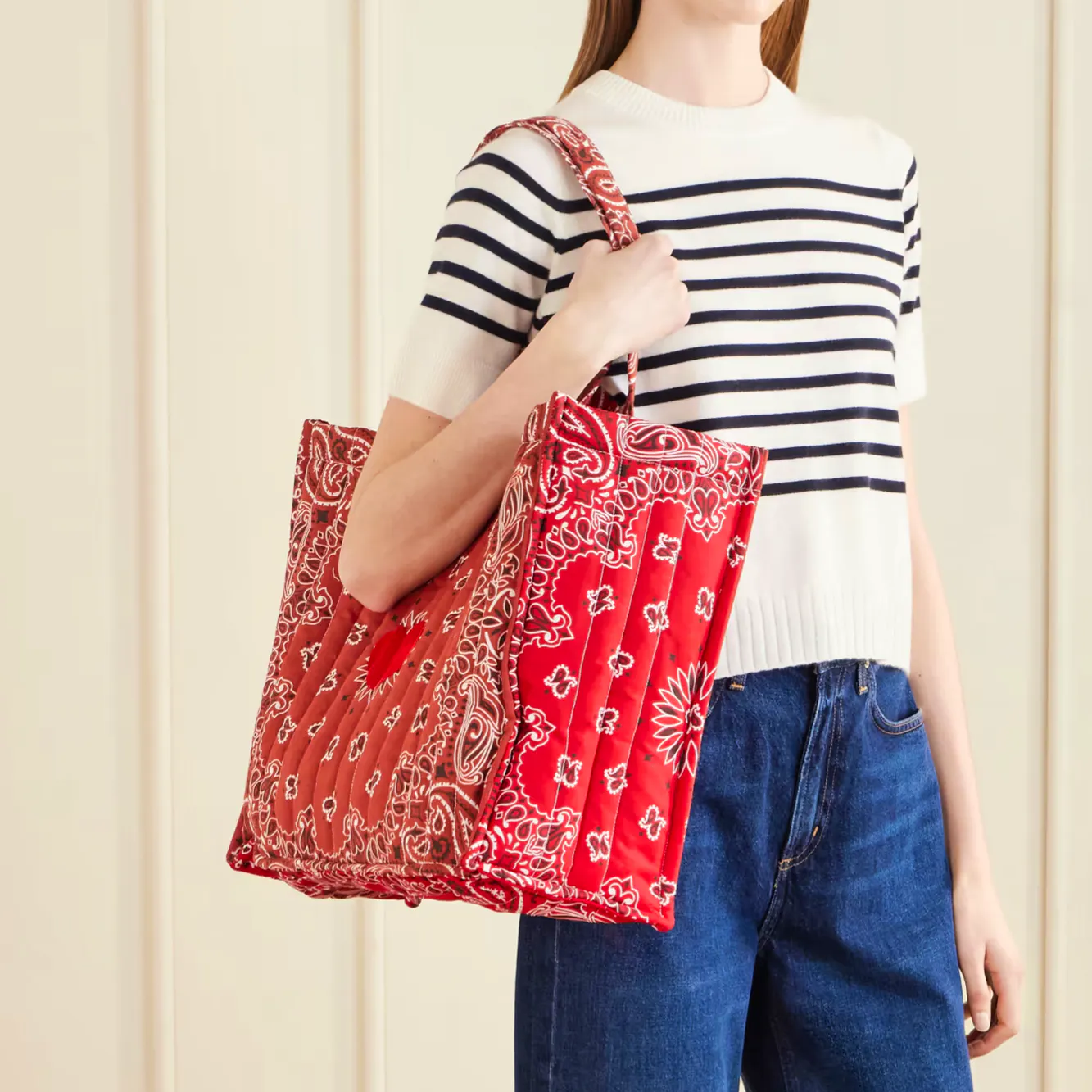 Call It By Your Name Maxi Cabas Coeur Tote, £305