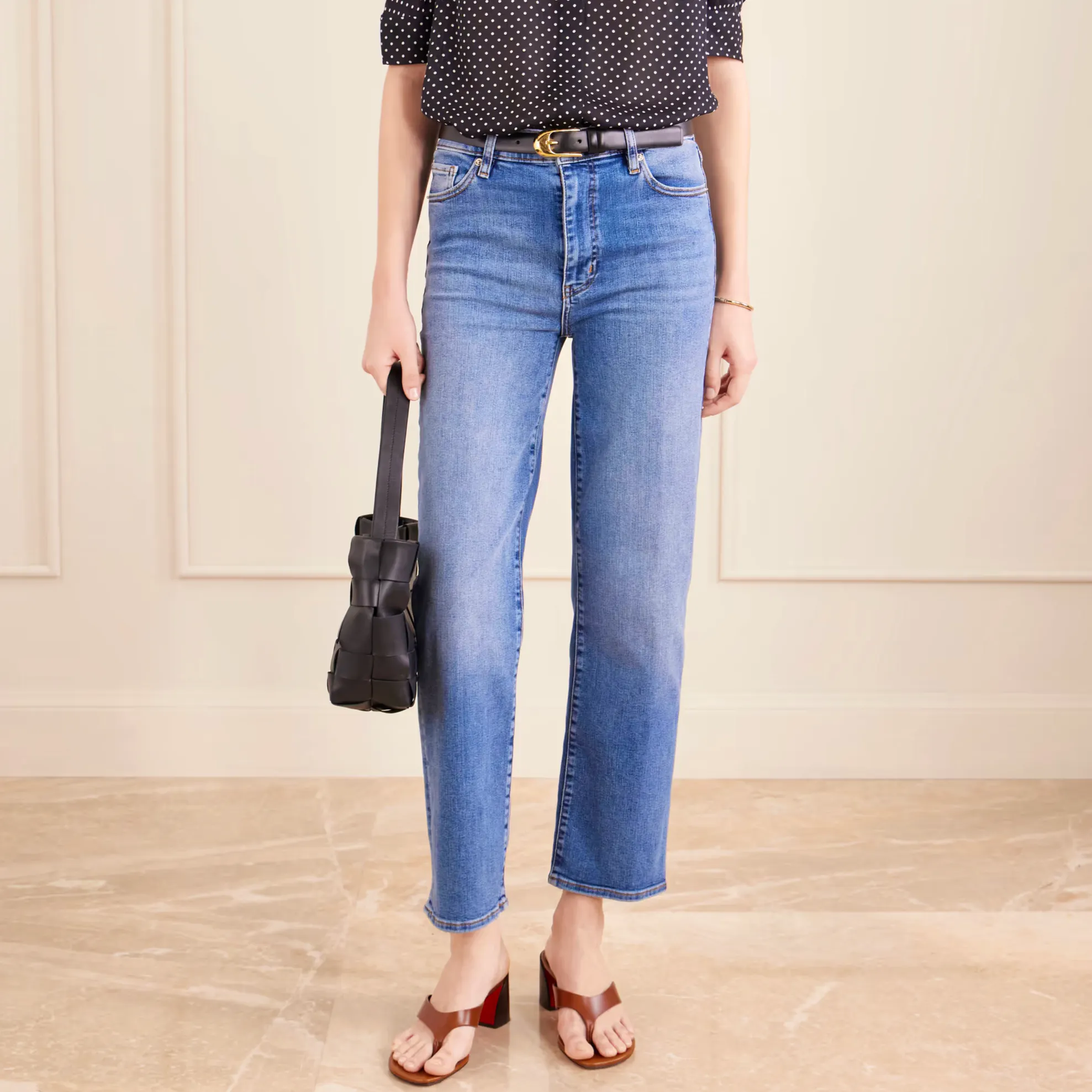FRAME Le Sleek Straight High-Rise Jeans, £290