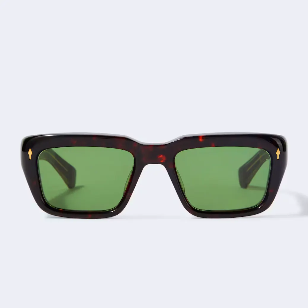 Jacques Marie Mage Walker Rectangular Sunglasses, £880