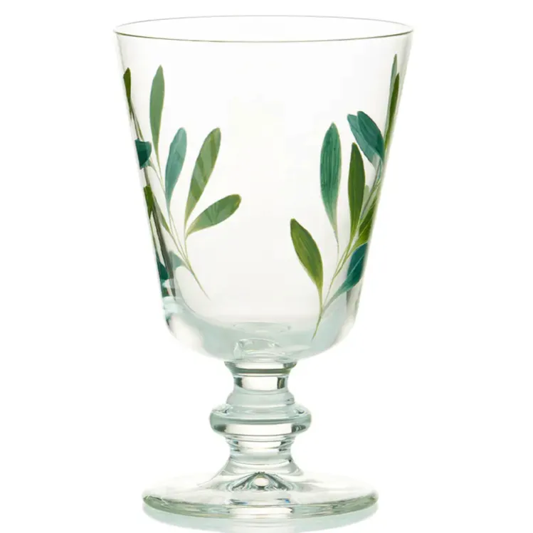 Summerill & Bishop Olive Leaf Wine Glass, £68