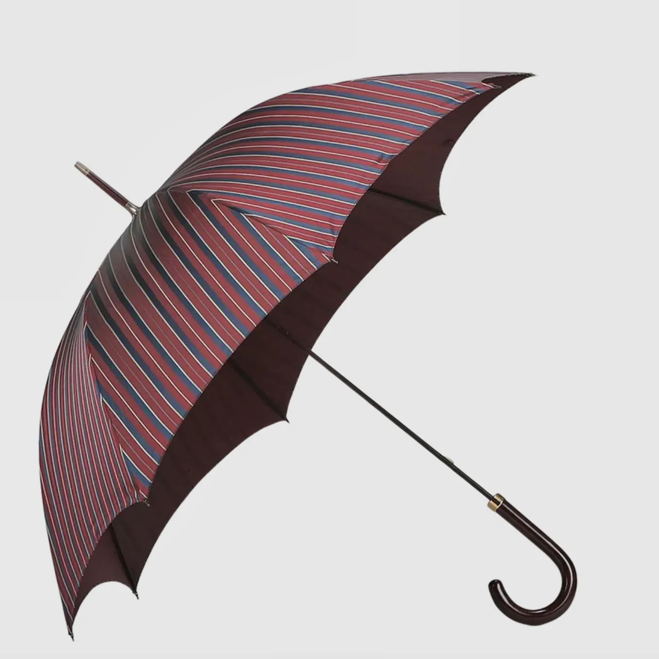 Richard Gelding Red Blue Striped Umbrella, £250